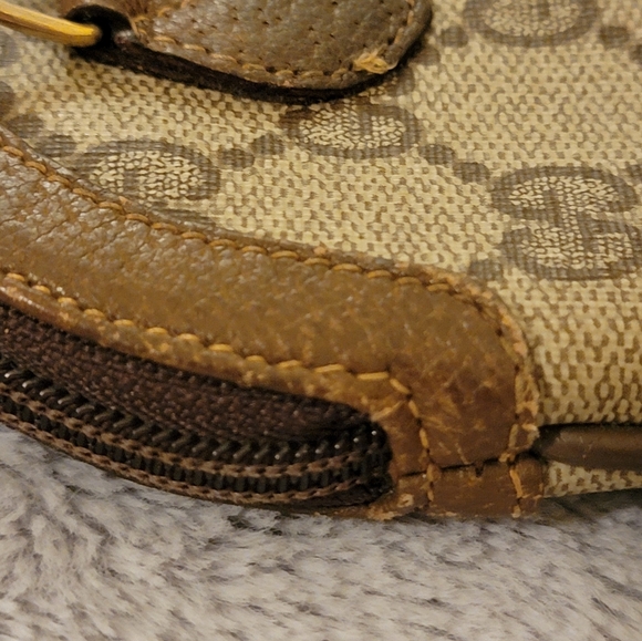 GUCCI GG Canvas Web Sherry Line Shoulder Bag - Picture 5 of 16